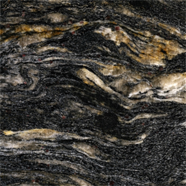 Black Cosmic Leatherlook Graniet