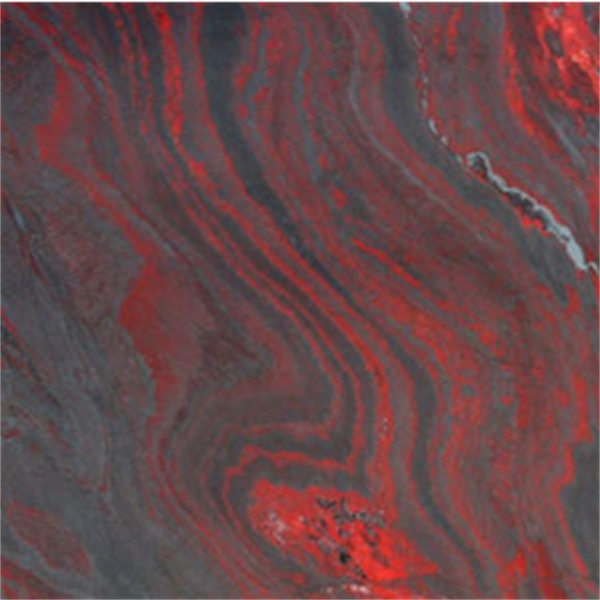 Iron Red Poli Kwartsiet